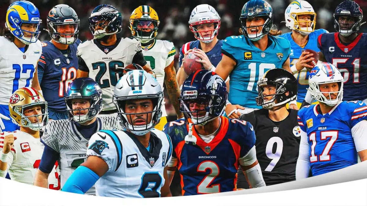 Star football players competing in NFL playoffs 2026