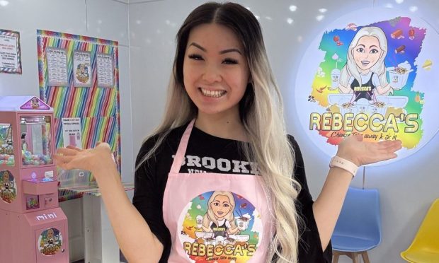 Rebbaca Cheuk in her restaurant, image uploaded on Feb. 10, 2026.