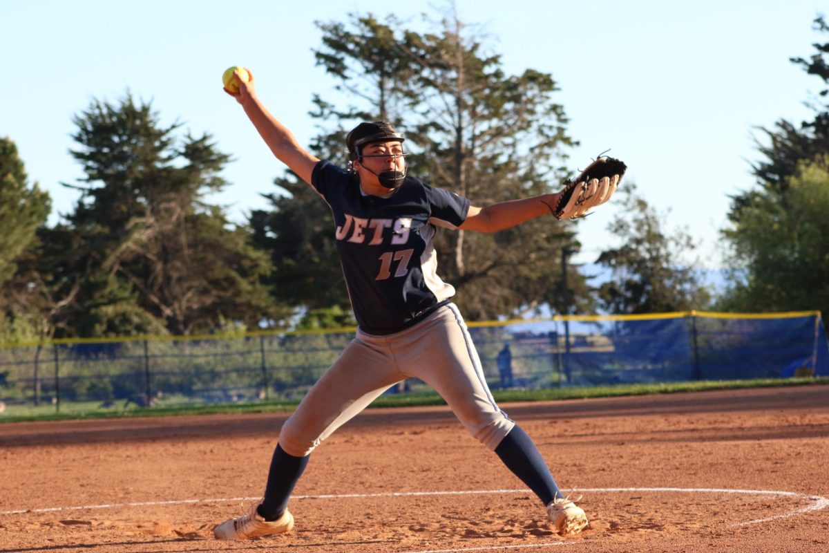Senior Emiko Takemoto pitched a complete game and had 3 strikeouts in a 16-6 win over Alcalanes on Mar. 24, 2026.