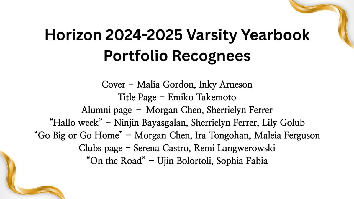 Cover-Malia Gordon and Inky Title Page-Emiko Takemoto Alumni–Morgan Chen and Sherrielyn Ferrer Halloween--Ninjin and Sherrielyn Ferrer, Lily Golub Hackathon and mun-Morgan Chen, Ira Tongohan, Male