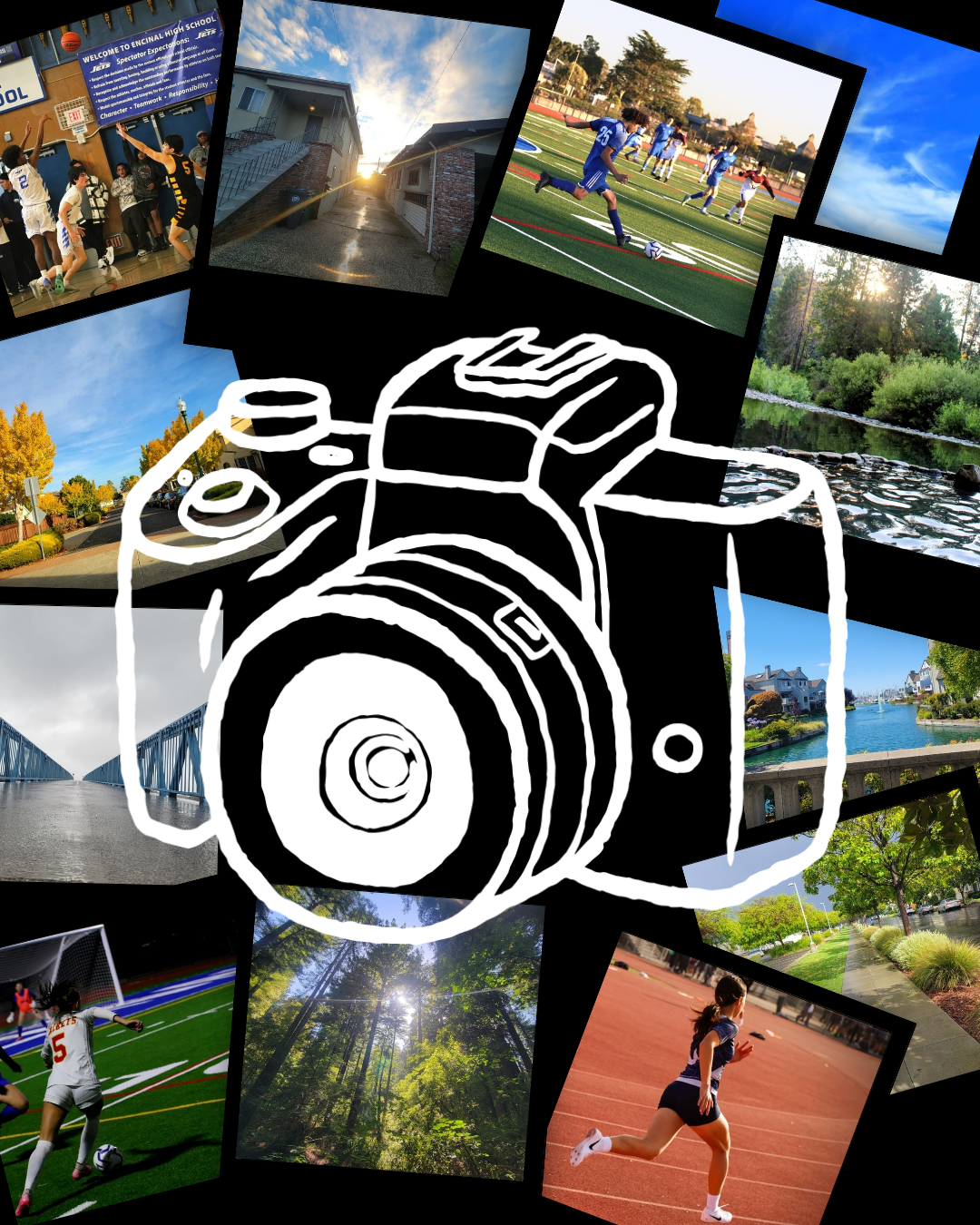Photo collage of some of my favorite pictures I've taken over the past year

